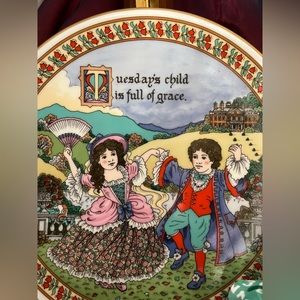 BIRTHDAY PLATE by Royal Worcester by Sue Scullard